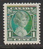 1935 Canada - Sc 211 - MNH VF - 1 single - Princess Elizabeth