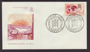 Madagascar B21 Food 1963 U/A FDC