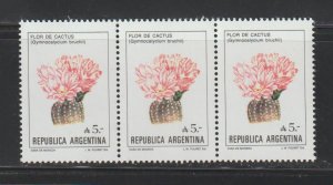 Argentina SC 1526 MNH Strip of 3