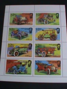 OMAN STAMP-1976-BICENTENARY-AMERICAN REVOLUTION-CLASSIC CARS -MNH SHEET VF