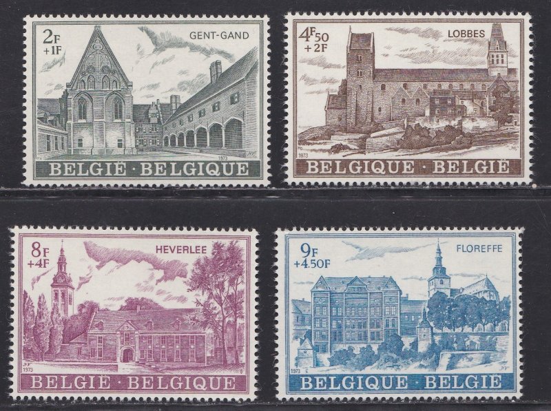 Belgium # B897-900, Abbey's, Mint NH, 1/2 Cat.