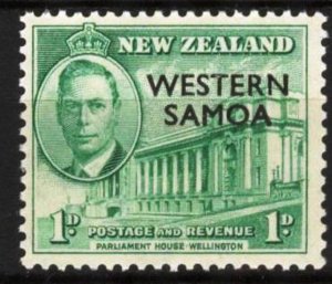 Western Samoa 1946 Overprint on New Zealand Architecture MNH**