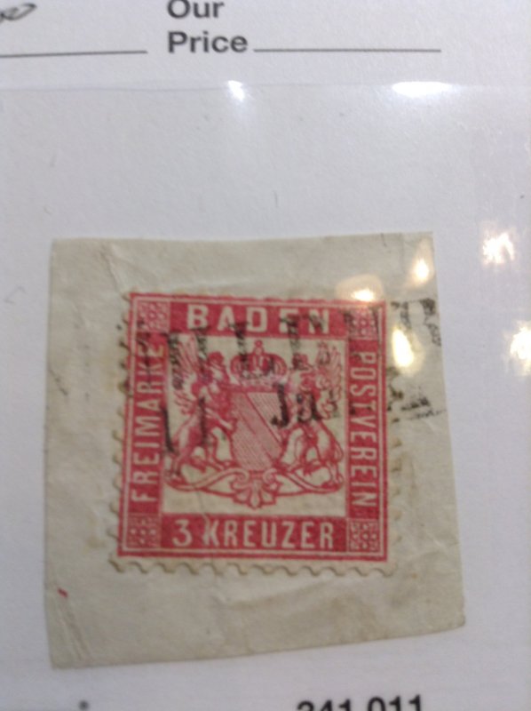 Baden (Germany) # 20  Used