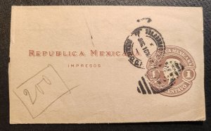 Mexico. Postal envelope (envelope with a pre-printed stamp), from the...