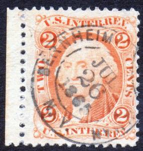US Sc #R15c Bernheim Cancel