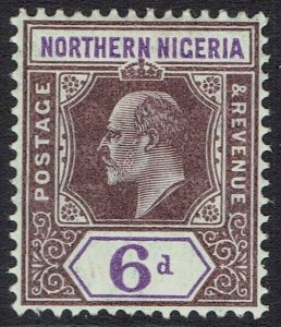 NORTHERN NIGERIA 1905 KEVII 6D WMK MULTI CROWN CA