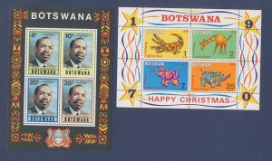 BOTSWANA - four S/S - 1970-1976