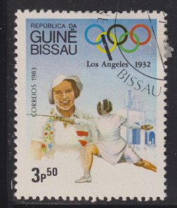 Guinea-Bissau 491 Olympic Fencing 1983