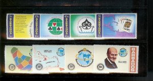 BARBADOS (42) Mint Never Hinged Sets - All Different - Nearly all complete