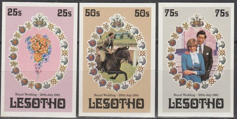 Lesotho #335-7 MNH Imp (S3754)