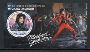 GUINEA-BISSAU 2023 65th ANNIVERSARY OF MICHAEL JACKSON SOUVENIR SHEET MINT NH