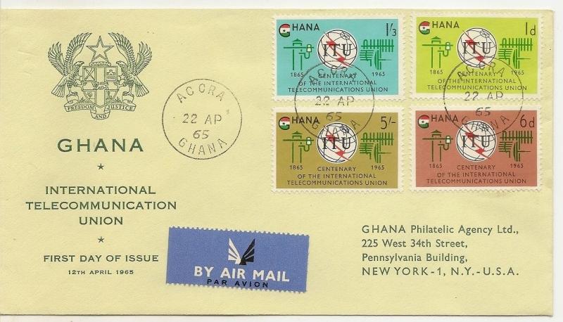 Ghana 1965 ITU FDC