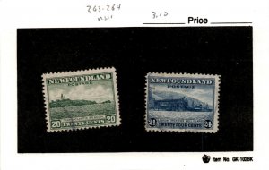 Newfoundland, Postage Stamp, #263-264 Used, 1942 (AC)