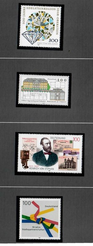 Germany; Scott 1952-1986, B809-B826; 1997 Mini-album; 20 pp;  Unused; NH