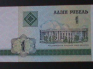 ​BELARUS-2000- NATIONAL BANK-1RUBELI-UNCIRULATED NOTE-VF WE SHIP TO WORLDWIDE