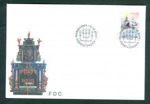 Aland. 2002 FDC. Christmas Saltvik Church,