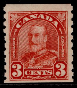 CANADA GV SG309, 3c scarlet, M MINT. Cat £14. 