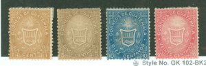 Guatemala #1-4 Unused Single (Complete Set)