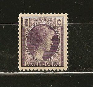 Luxembourg SC#159 Duchess Mint Hinged
