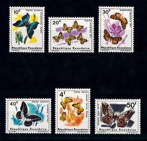 [70730] Rwanda 1965 Insects Butterflies  MNH