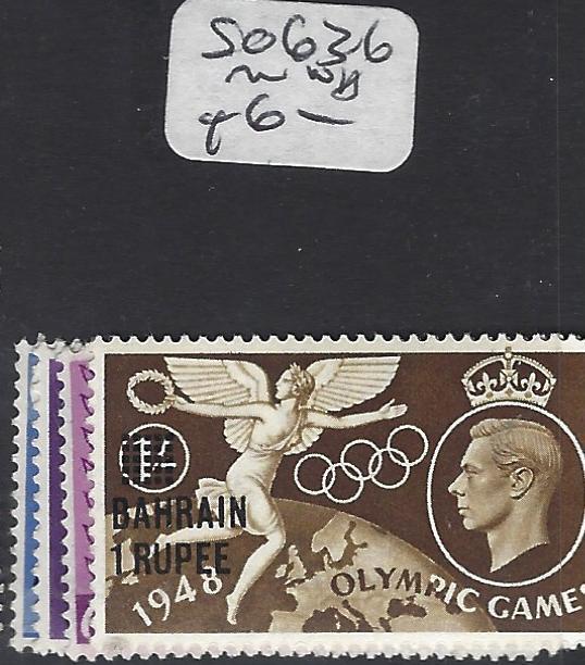 BAHRAIN  (P2302B)  ON GB KGVI OLYMPIC SG 63-6  MNH   