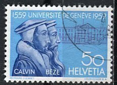 Switzerland 1959: Sc. # 373; Used Single Stamp