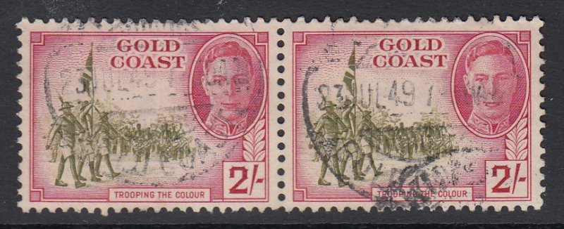 Gold Coast, Sc 139 (SG 144), used pair