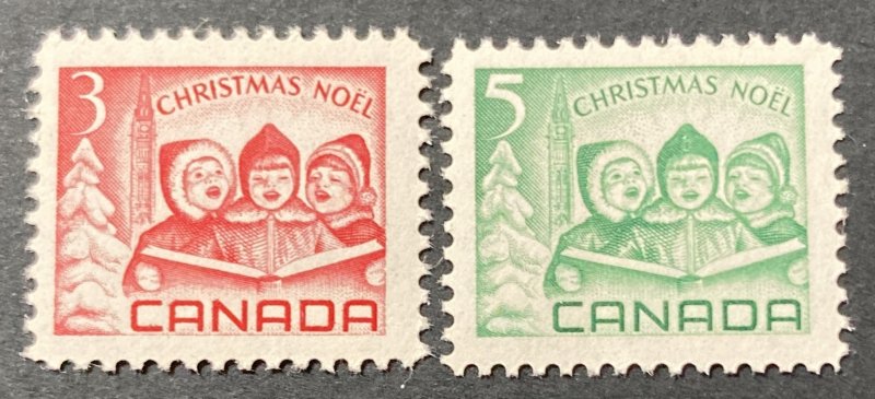 Canada 1968 #476-7, Christmas, MNH.