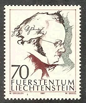 LIECHTENSTEIN 1096 MNH 1997 FRANZ SCHUBERT, COMPOSER