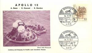 Space Cover, Apollo 12 Splashdown, Bean, Conrad and Gordon