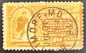 US #E3 Used 10c Special Delivery (w/Small Tear + Nice 1894 Cancel) 1983 [U4.5.1]