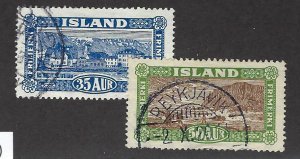 Iceland SC#147-148 Used F-VF...Worth a Close Look!