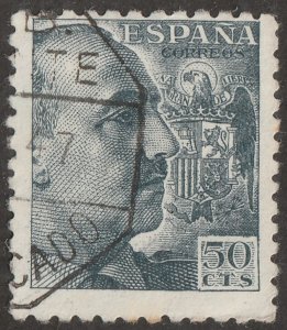 Spain, Scott#683, used, 50 CTS, #683