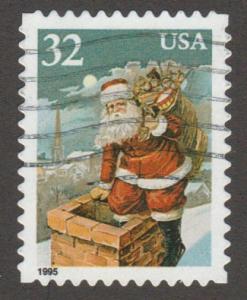 3010 Santa going down chimney