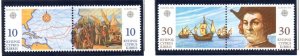 Cyprus Sc  798-801 1992 Europa Columbus stamp set mint NH