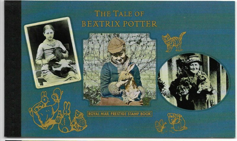 2016 DY19 Beatrix Potter Prestige Booklet Complete in Superb U/M Condition 