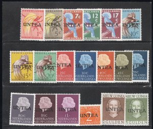 New Guinea Stamps # 1-19 MNH XF UNTEA Set Scott Value $75.00