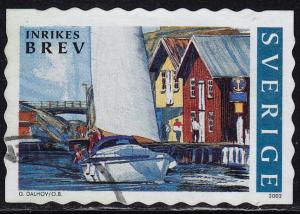 Sweden - 2002 - Scott #2442c - used - Sailship