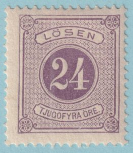 SWEDEN J18a POSTAGE DUE  MINT HINGED OG * NO FAULTS VERY FINE! - LUB