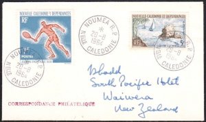 NEW CALEDONIA 1964 cover NOUMEA cds........................................B2596