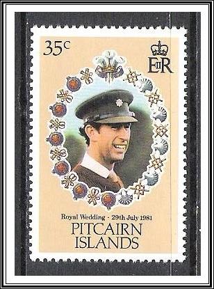 Pitcairn Islands #207 Royal Wedding MNH