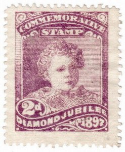 (I.B) QV Cinderella : Unofficial Diamond Jubilee Issue 2d (1897)