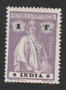 PORTUGUESE INDIA #367 MINT HINGED