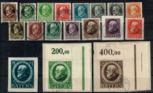 Bavaria 1914,Sc.#95 and more used stamps