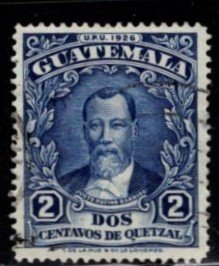 Guatemala - #235 President Barrios - Used