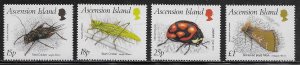 Ascension Scott #'s 436 - 439 MNH