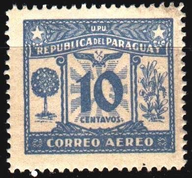 Paraguay. 1935. 381 of the series. War memorial. MLH.