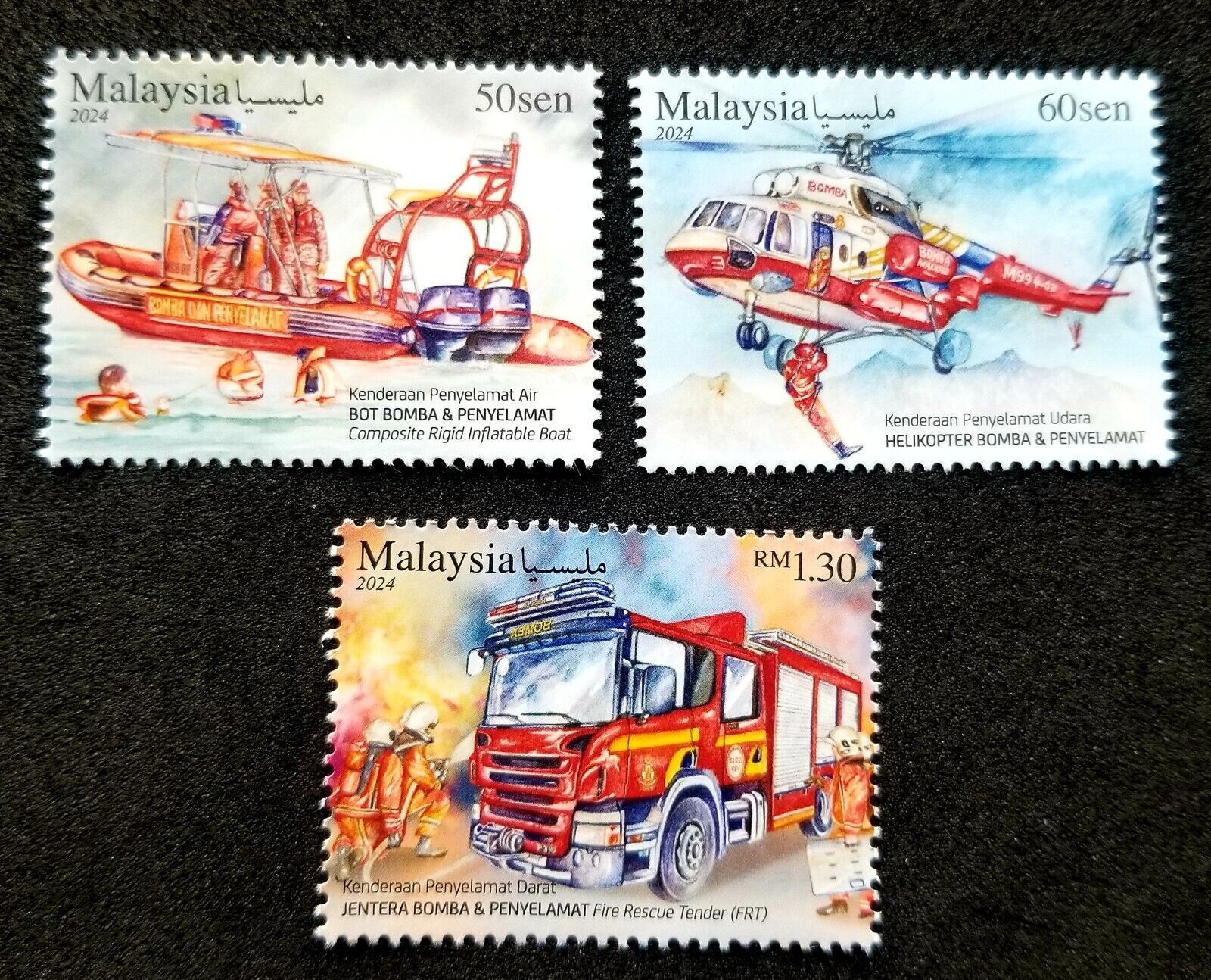 Malaysia Rescue Vehicle 2024 Helicopter Fire Engine Ship Boat Brigade ...