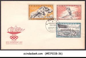 CZECHOSLOVAKIA - 1960 17th WINTER OLYMPIC GAMES - FDC