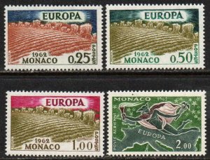 Monaco Sc #507-509, C61 MNH